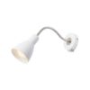 Kép KAYA fali lámpa fehér matt nikkel 230V LED E27 15W