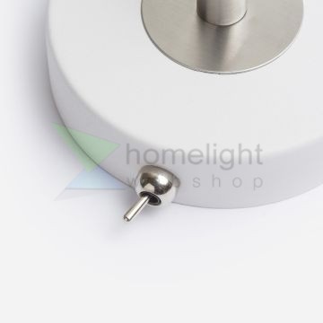 KAYA fali lámpa fehér matt nikkel 230V LED E27 15W