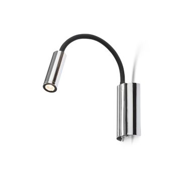 Kép SHOW fali lámpa fekete króm 230V LED 3W 3000K