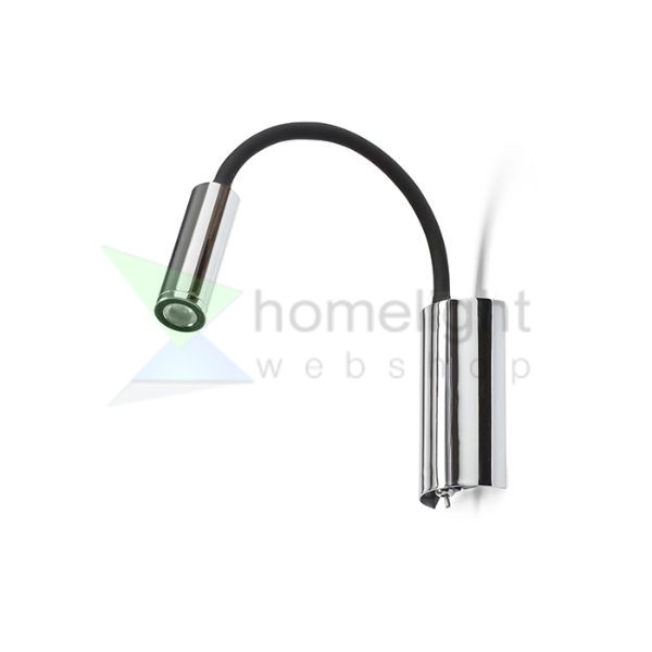 SHOW fali lámpa fekete króm 230V LED 3W 3000K