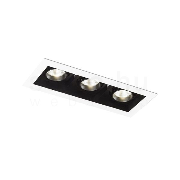 Kép BONDY III süllyesztett lámpa fehér 230V LED 3x7W 24° 3000K