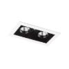 Kép BONDY II süllyesztett lámpa fehér 230V LED 2x7W 24° 3000K