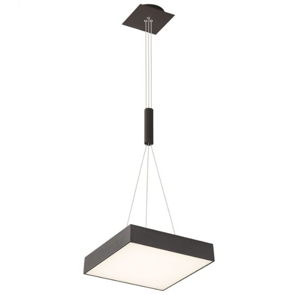 Kép LARISA SQ 30 függő lámpa fekete 230V LED 30W 3000K