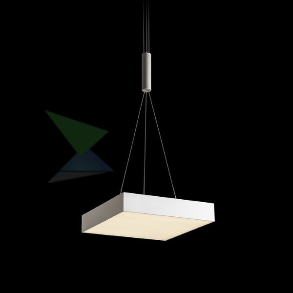 LARISA SQ 30 függő lámpa fehér 230V LED 30W 3000K