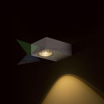 KORSO I fali lámpa szálcsiszolt alumínium 230V LED 5W 120° IP54 3000K