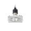 Kép MURO SQ süllyesztett lámpa  matt nikkel 230V LED GU10 8W