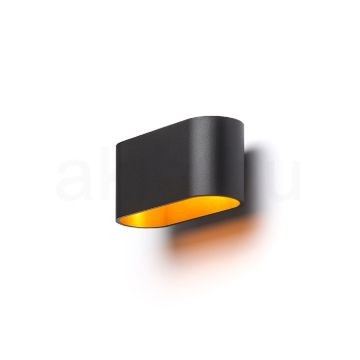 Kép MARIO  matt fekete/aranysárga  230V LED G9 5W
