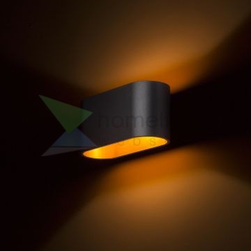 MARIO  matt fekete/aranysárga  230V LED G9 5W