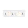 Kép PASADENA GU10 SQ II süllyesztett lámpa fehér  230V LED GU10 2x7W