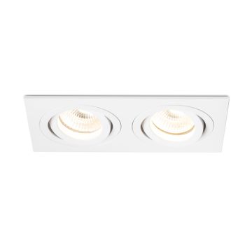 Kép PASADENA GU10 SQ II süllyesztett lámpa fehér  230V LED GU10 2x7W