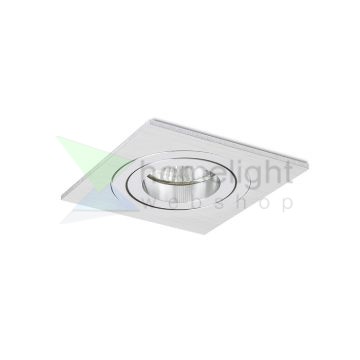 PASADENA GU10 SQ I süllyesztett lámpa  szálcsiszolt alumínium 230V LED GU10 7W