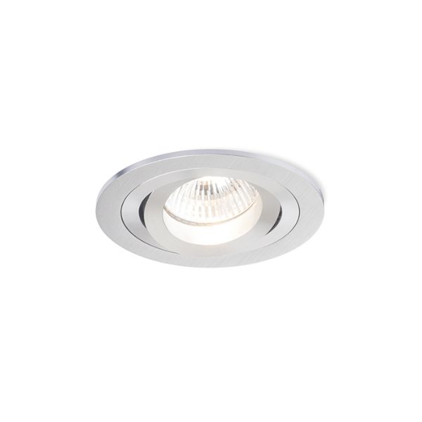 Kép PASADENA GU10 R süllyesztett lámpa  szálcsiszolt alumínium 230V LED GU10 7W