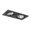 Kép PASADENA G53 SQ II  fekete  230V LED G53 2x15W