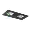 PASADENA G53 SQ II  fekete  230V LED G53 2x15W
