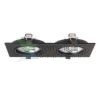 PASADENA G53 SQ II  fekete  230V LED G53 2x15W