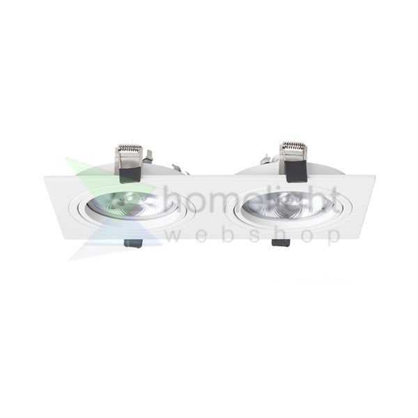 PASADENA G53 SQ II  fehér  230V LED G53 2x15W