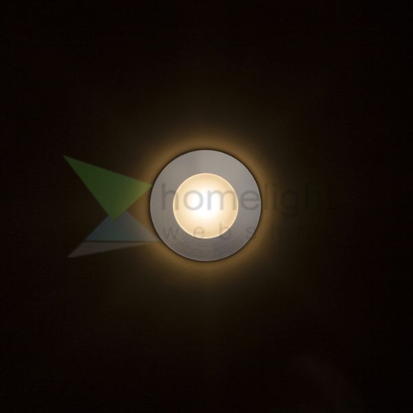 CLUB süllyesztett lámpa ezüstszürke 230V LED 3W IP54 3000K