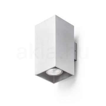 Kép AGATE II fali lámpa  szálcsiszolt alumínium 230V LED GU10 2x7W