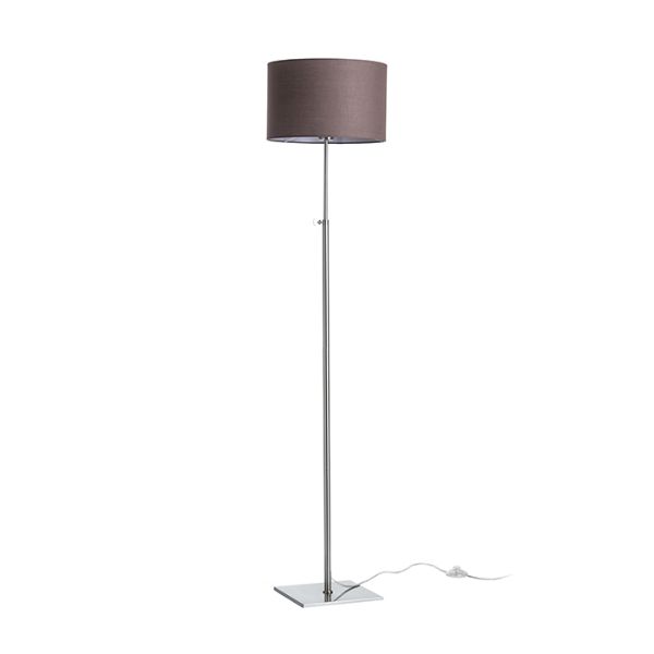 Kép EDIKA állólámpa barna matt nikkel 230V LED E27 15W