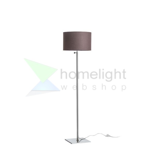 EDIKA állólámpa barna matt nikkel 230V LED E27 15W