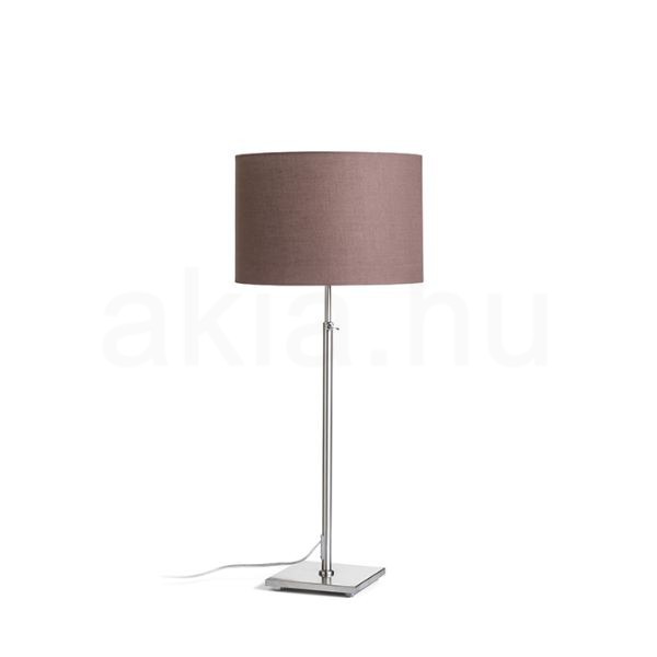 Kép EDIKA asztali lámpa barna matt nikkel 230V LED E27 15W