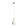 Kép PULIRE RD függő lámpa  opál üveg/fa/króm 230V LED E14 6W