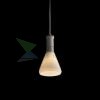 PULIRE CON függő lámpa  opál üveg/fa/króm 230V LED E14 6W