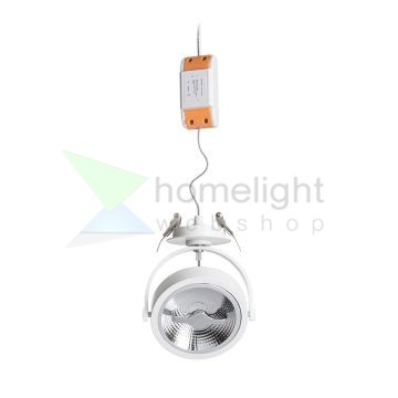 KELLY LED DIMM félsüllyesztett fehér  230V LED 12W 24°  3000K