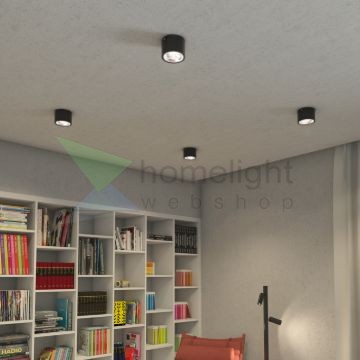 KELLY LED DIMM mennyezeti lámpa fekete 230V LED 15W 45° 3000K