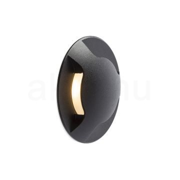 Kép KICK III süllyesztett lámpa fekete 230V LED 3W IP54 3000K