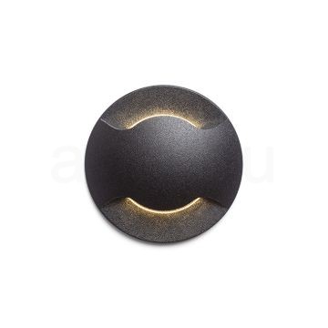 Kép KICK II süllyesztett lámpa fekete 230V LED 3W IP54 3000K