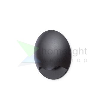 KICK I süllyesztett lámpa fekete 230V LED 3W IP54 3000K