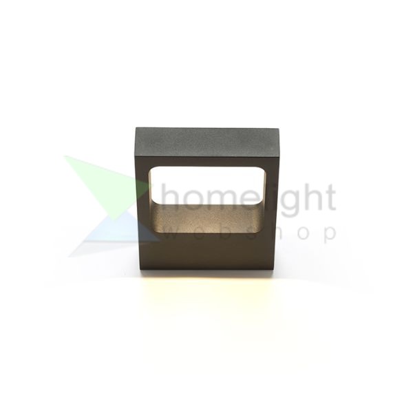 LEA fali lámpa fekete 230V LED 6W 3000K