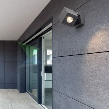 BORA fali lámpa antracitszürke 230V LED 6W 44° IP54 3000K