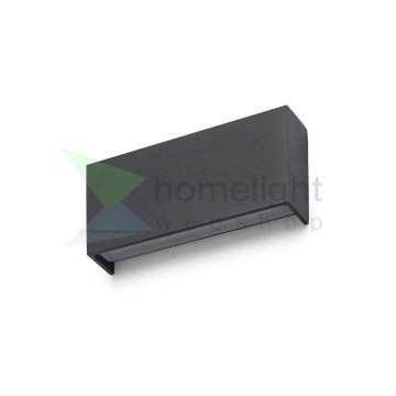 TORINO fali lámpa fekete 230V LED 2x5W IP54 3000K