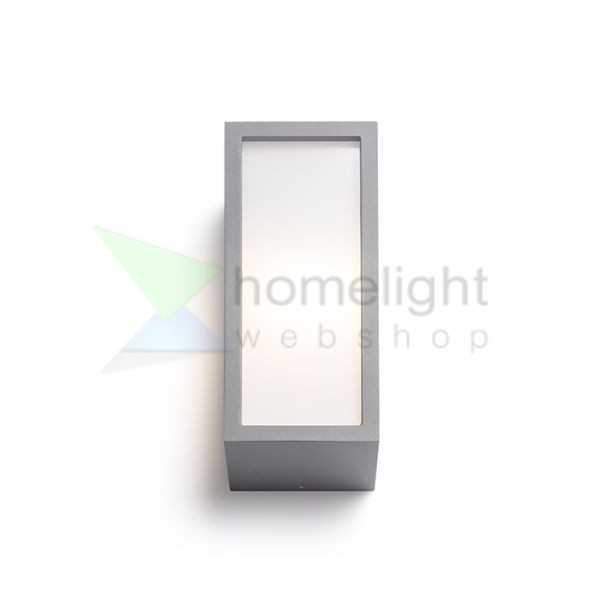 DURANT fali lámpa ezüstszürke  230V LED E27 15W IP54