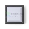 DELTA 215 felületre szerelhető antracit  230V LED E27 15W IP54