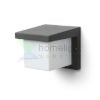 HIDE SQ fali lámpa antracit  230V LED E27 15W IP44