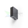 UKKO fali lámpa fekete 230V LED 2x3W 55° IP54 3000K