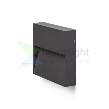 AQILA SQ fali lámpa antracitszürke 230V LED 6W IP54 3000K