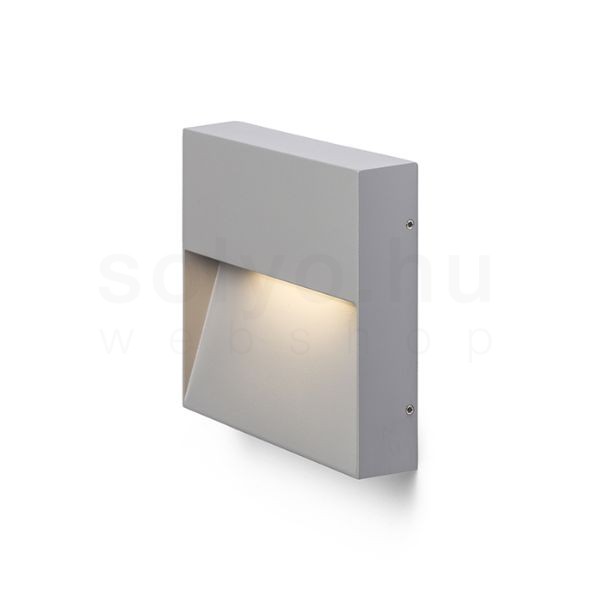 Kép AQILA SQ fali lámpa szürke 230V LED 6W IP54 3000K
