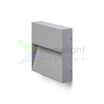 AQILA SQ fali lámpa szürke 230V LED 6W IP54 3000K