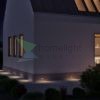 GORDIQ L süllyesztett lámpa antracitszürke 230V LED 3W IP65 3000K