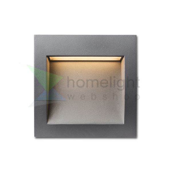 GORDIQ M süllyesztett lámpa antracitszürke 230V LED 3W IP65 3000K