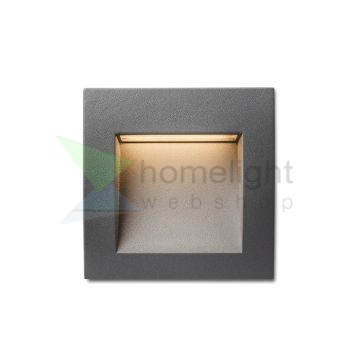 GORDIQ S süllyesztett lámpa antracitszürke 230V LED 1.5W IP65 3000K