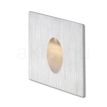 Kép ELICA SQ süllyesztett lámpa szálcsiszolt alumínium 230V LED 3W IP54 3000K