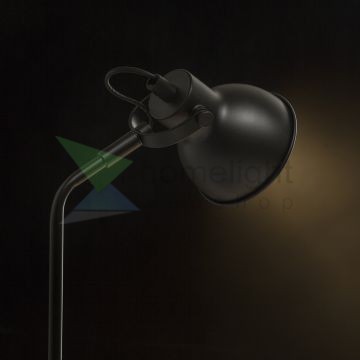 ROSITA asztali lámpa fekete/aranysárga  230V LED GU10 9W