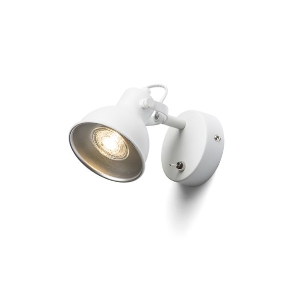 Kép ROSITA I fali lámpa fehér/ezüstszürke 230V LED GU10 9W
