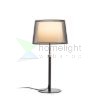 ESPLANADE asztali lámpa átlátszó fekete/fehér króm 230V LED E27 15W