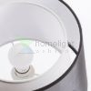 ESPLANADE asztali lámpa átlátszó fekete/fehér króm 230V LED E27 15W